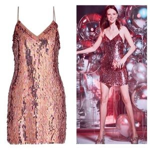 New Alice + Olivia Contessa Sequined Dress